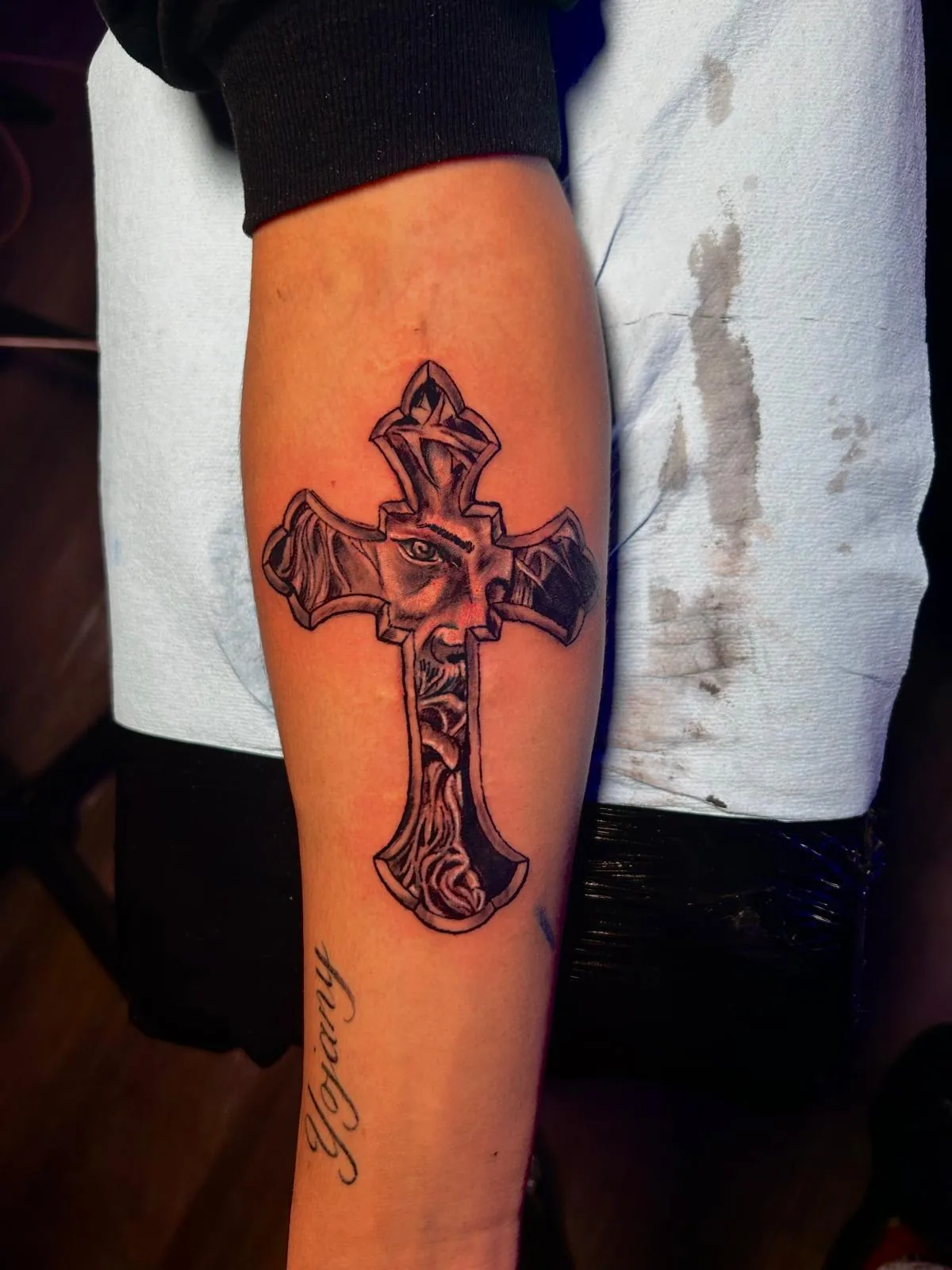 Faith — realism tattoo by Nemo Tattoo Studio