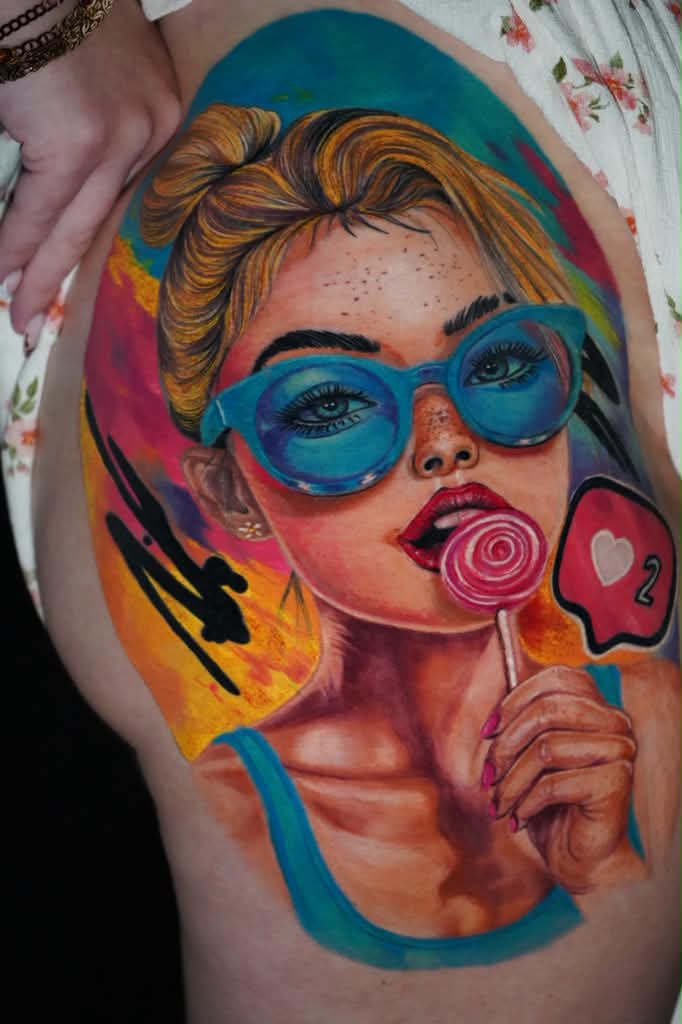 Sugar & Style — color tattoo by Nemo Tattoo Studio